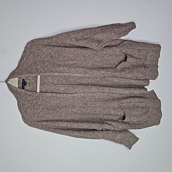 American Eagle medium tan layering knit cardigan - Picture 1 of 7